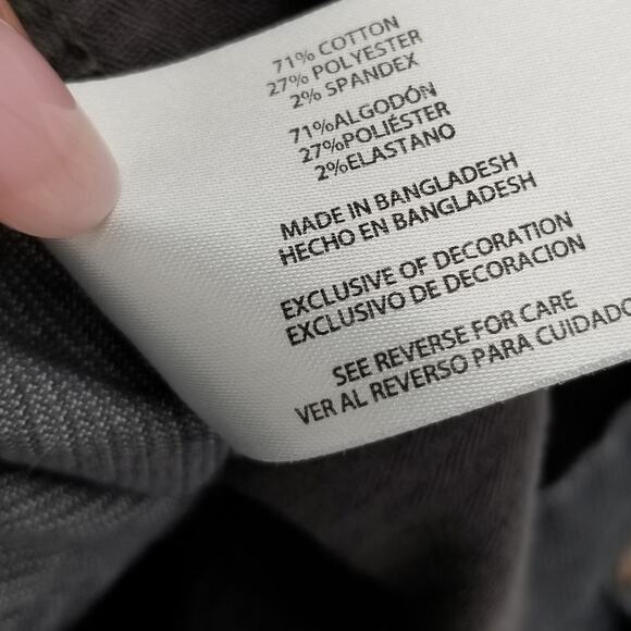 GAP Corduroy Afrayed Hem Shorts Gray Style #QLS09105 - Size 6 - Picture 6 of 6